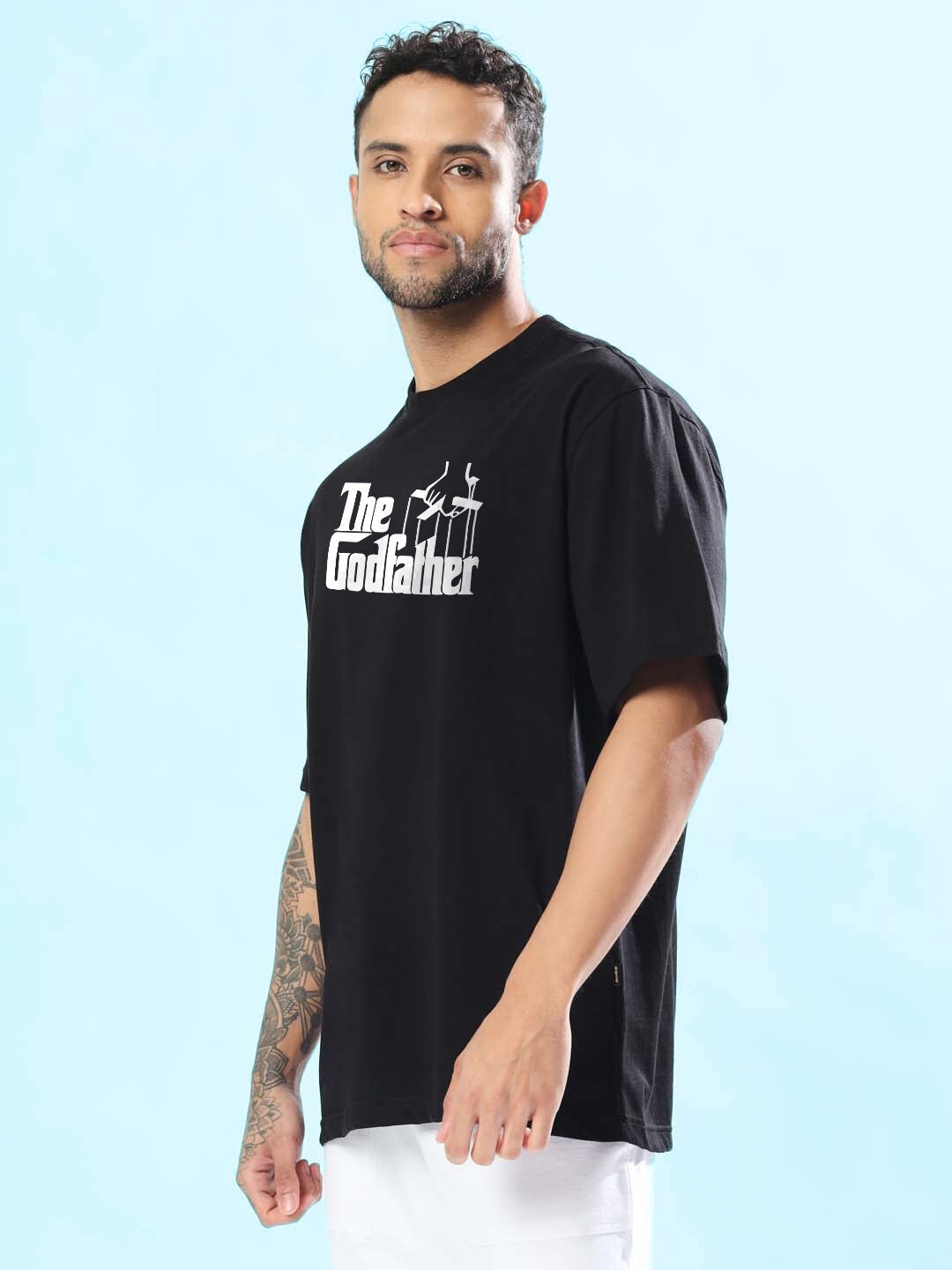 God Father Over-Sized T-Shirt (Black)