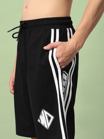 WD Premium Regular Fit Shorts (Black)