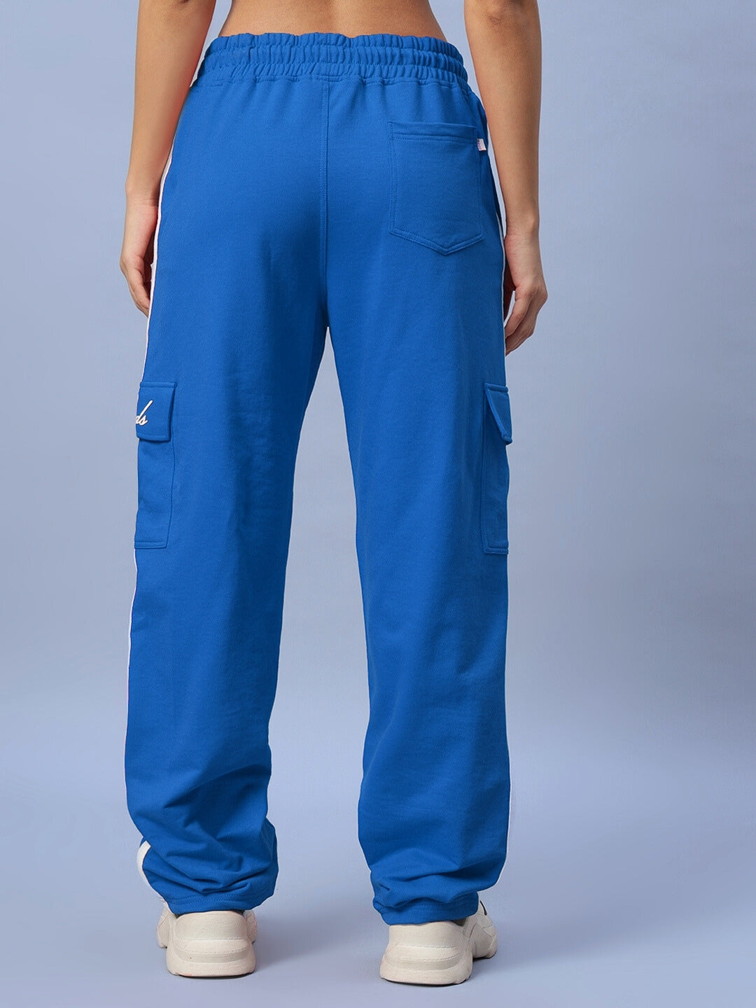 WOMEN'S SCOTIA STRIPE JOGGERS (ROYAL BLUE)