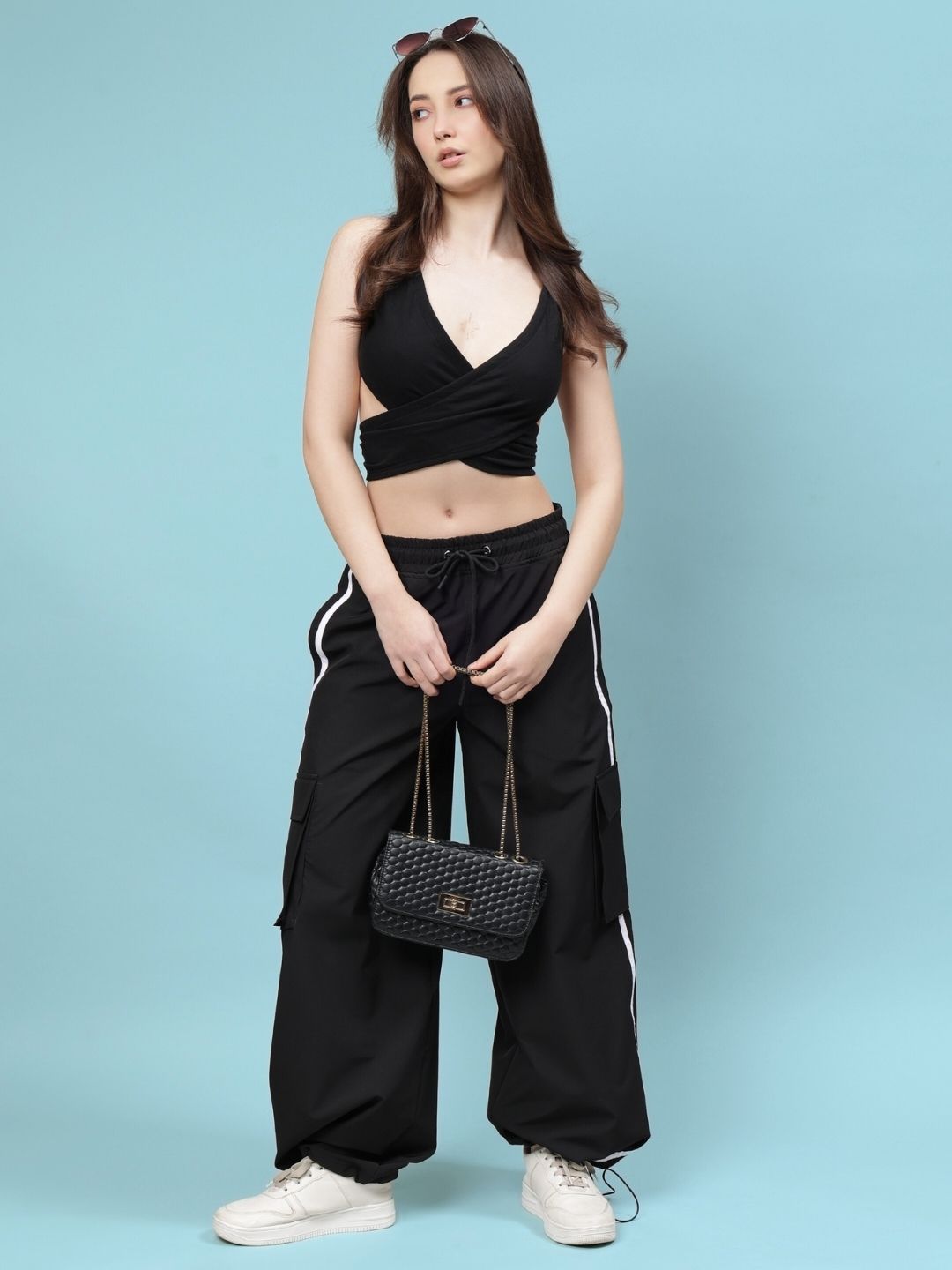 WOMEN'S XAVIER CO-ORD SET (BLACK)