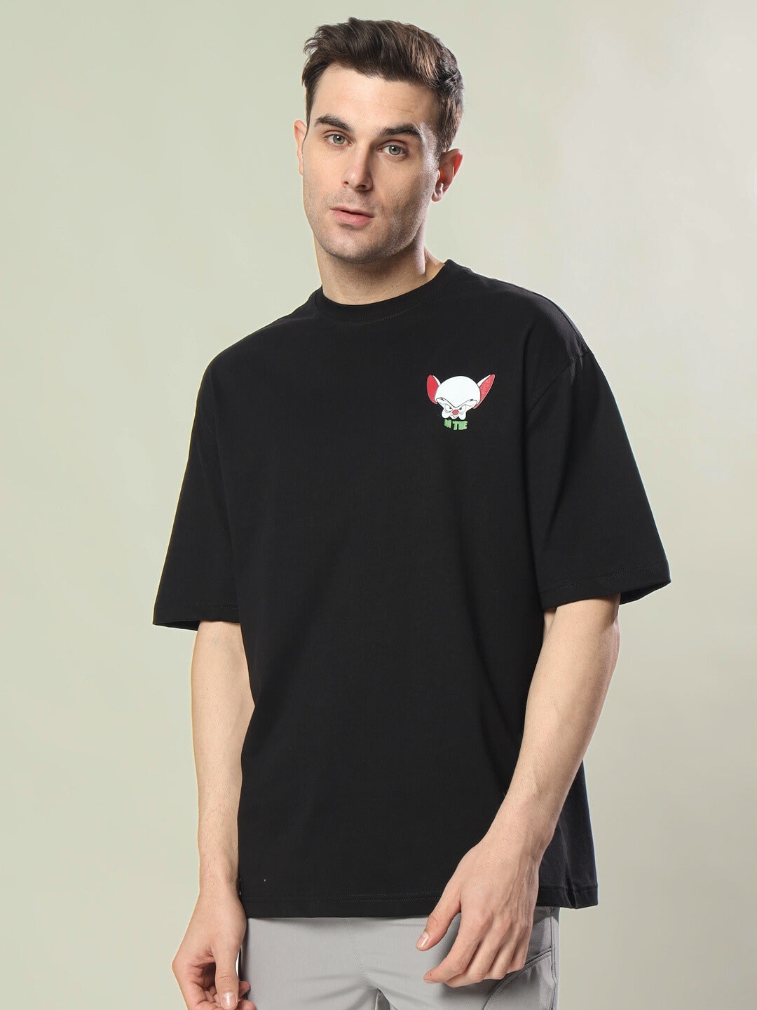 Insane Brain Over-Sized T-Shirt (Black)