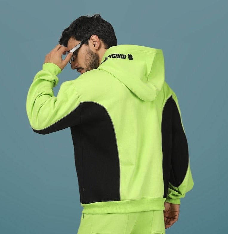 ART Reflector Hoodie ( Neon Green) - Wearduds