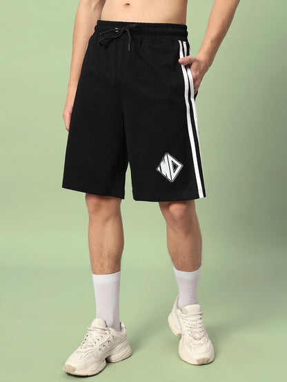 WD Premium Regular Fit Shorts (Black)