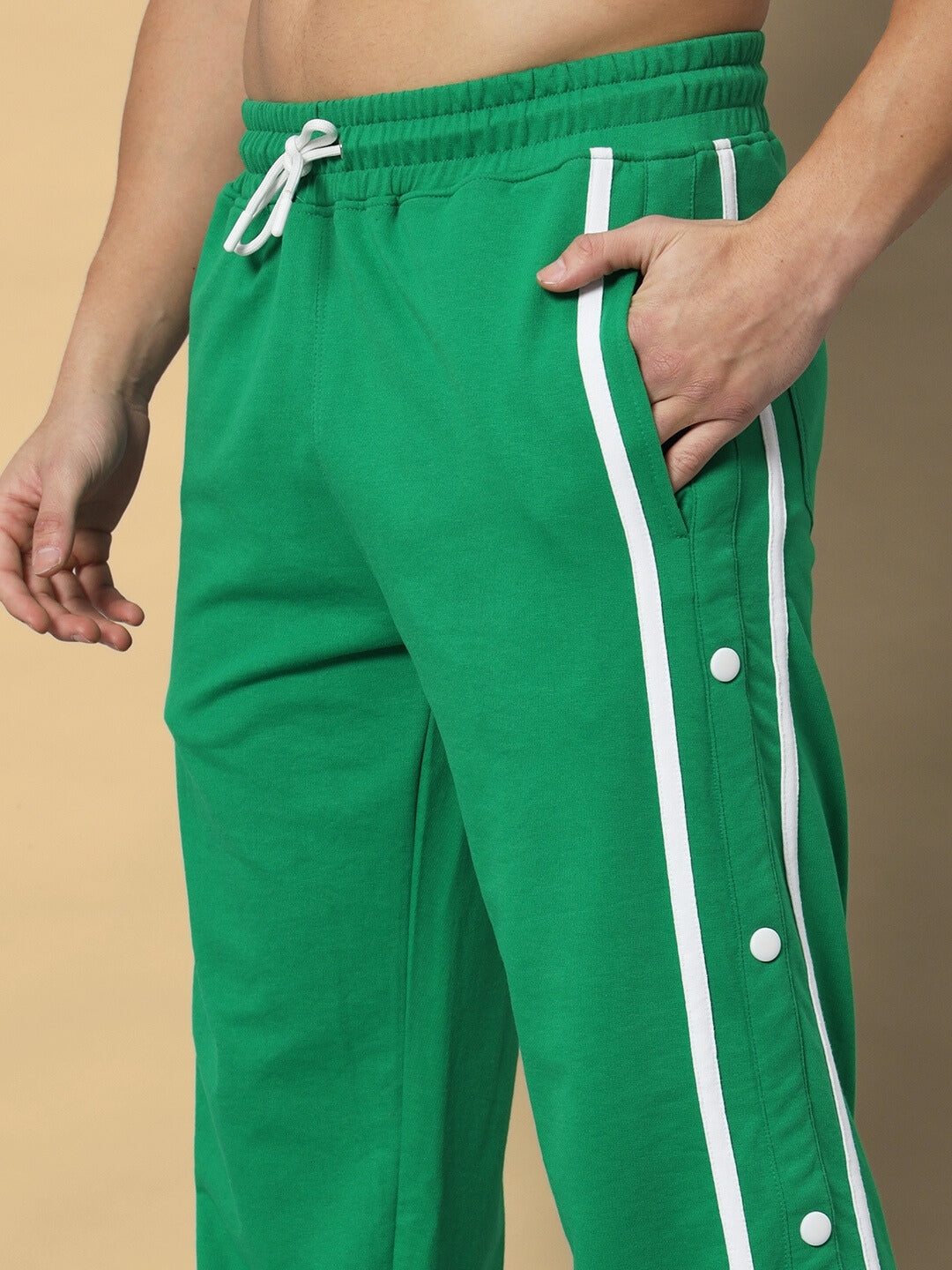 CONTRAST PANEL JOGGER (GREEN)