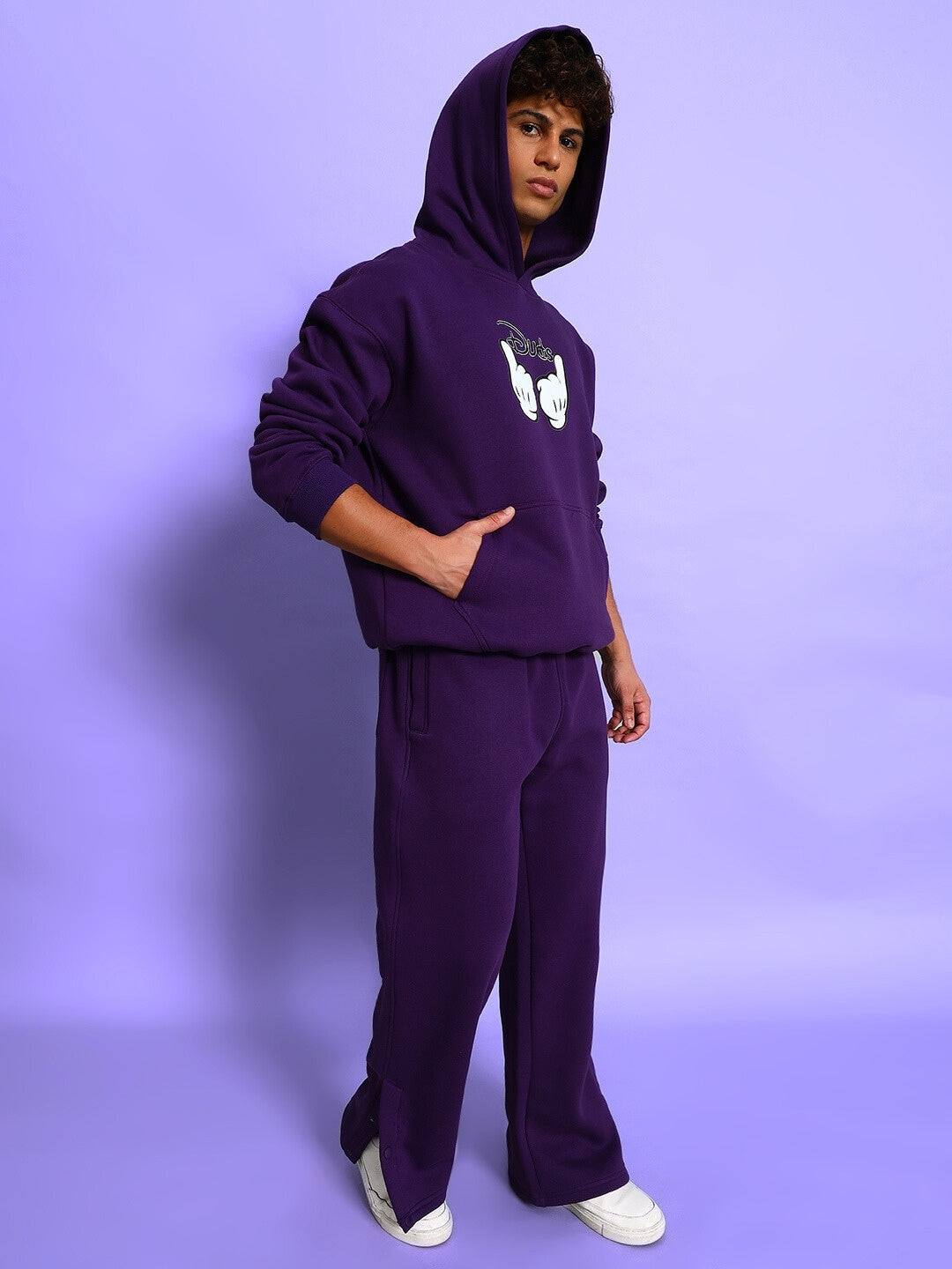 Supreme Fleece Hoodie (Purple)