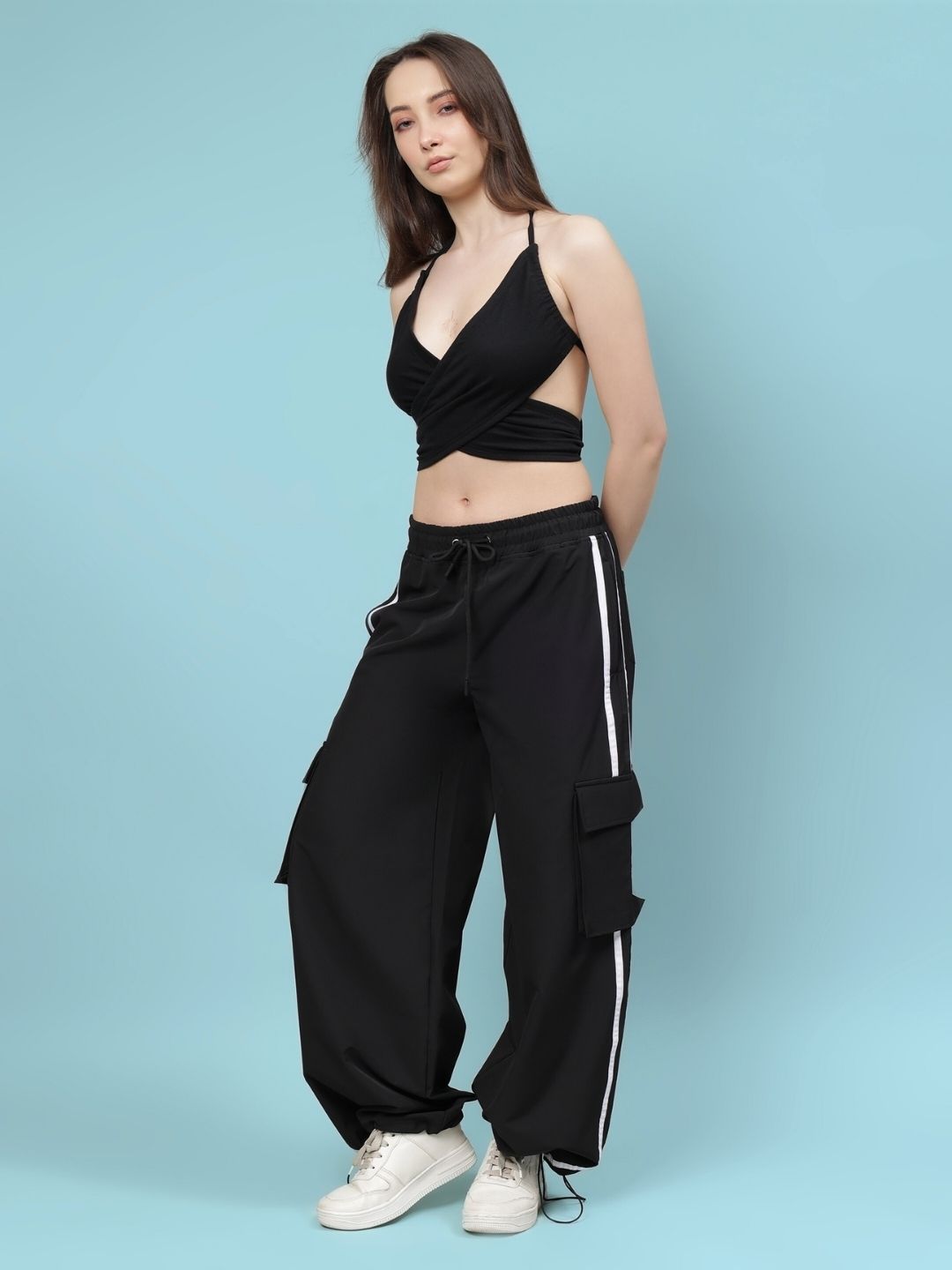 WOMEN'S XAVIER CO-ORD SET (BLACK)