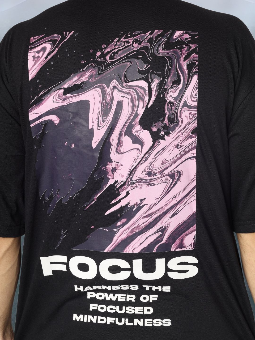 Focus Over-Sized T-Shirt (Black) - Wearduds