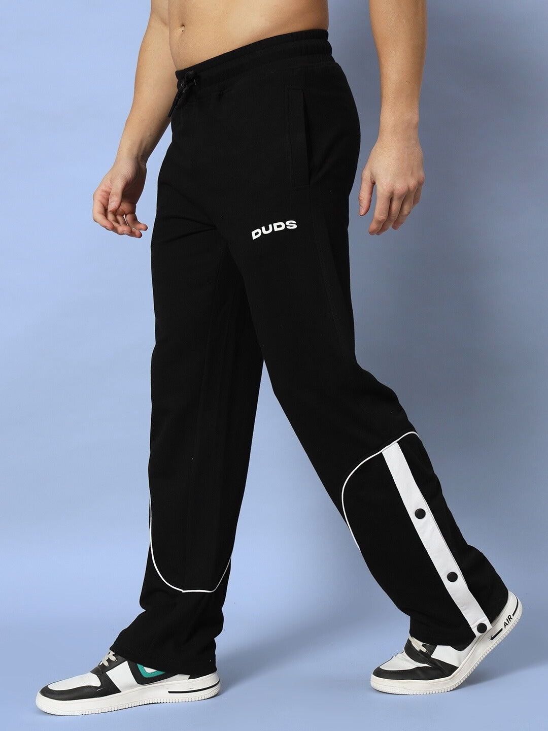 EDDIE CONTRAST JOGGERS (BLACK)