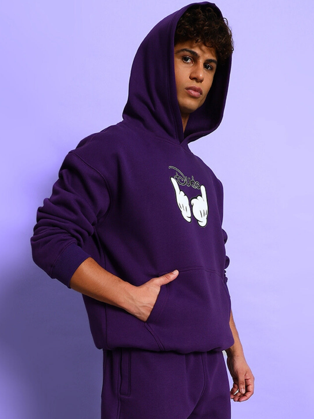 Supreme Fleece Hoodie (Purple)