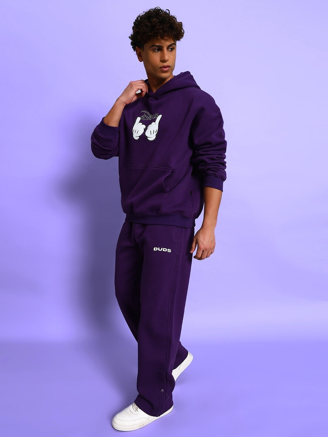 Supreme Fleece Hoodie (Purple)