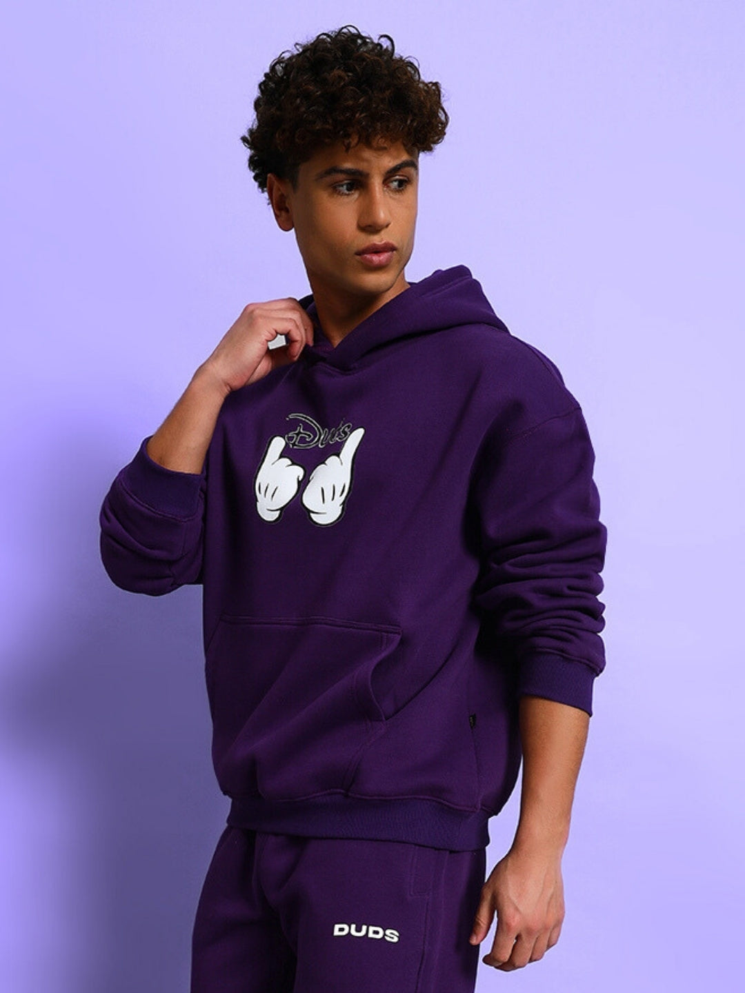 Supreme Fleece Hoodie (Purple)