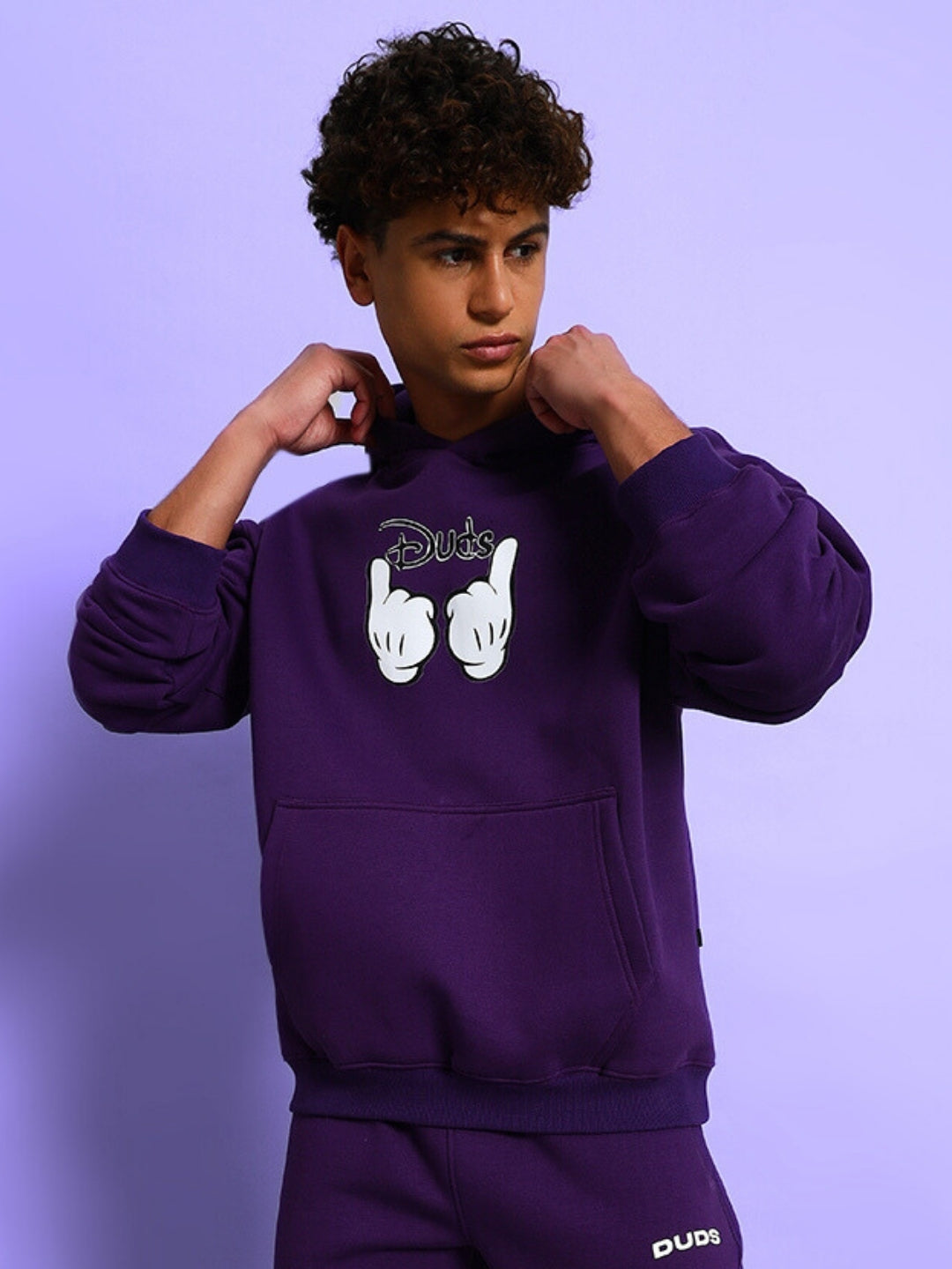 Supreme Fleece Hoodie (Purple)