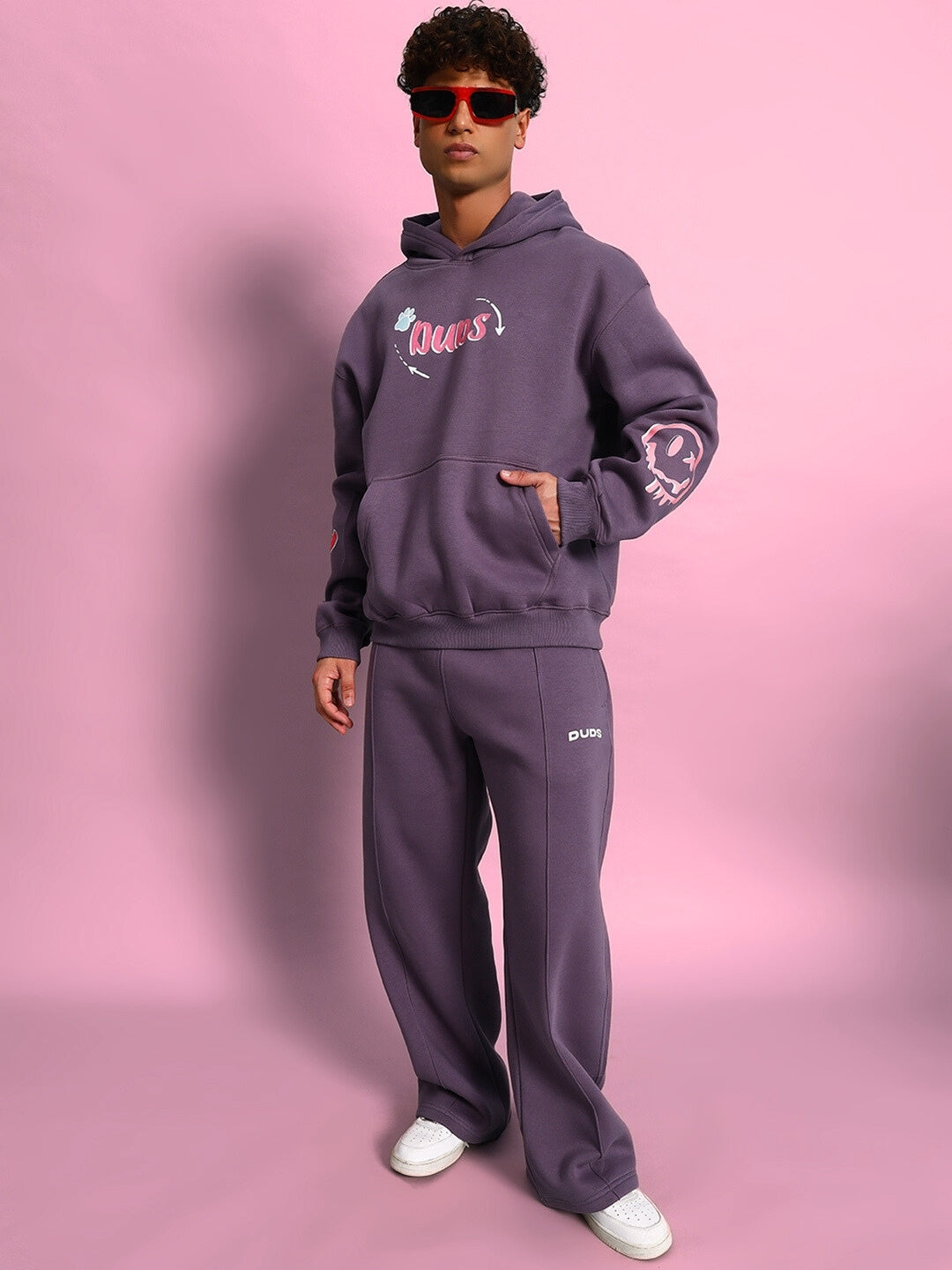 Casper Fleece Co-Ord (Violet)