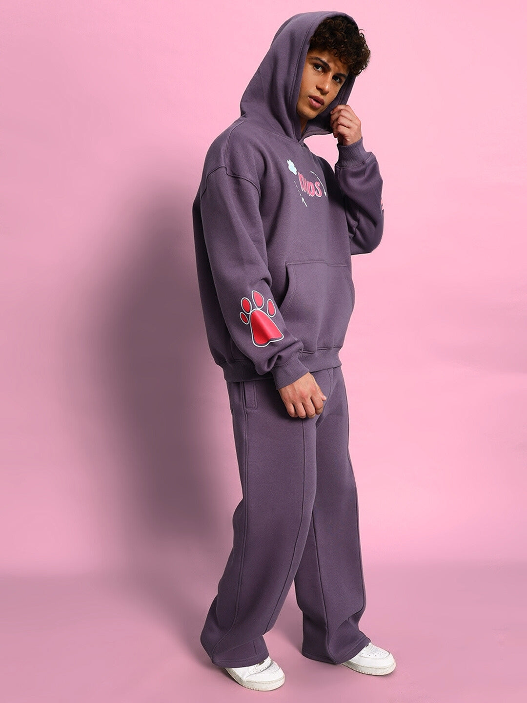 Casper Fleece Hoodie (Violet)