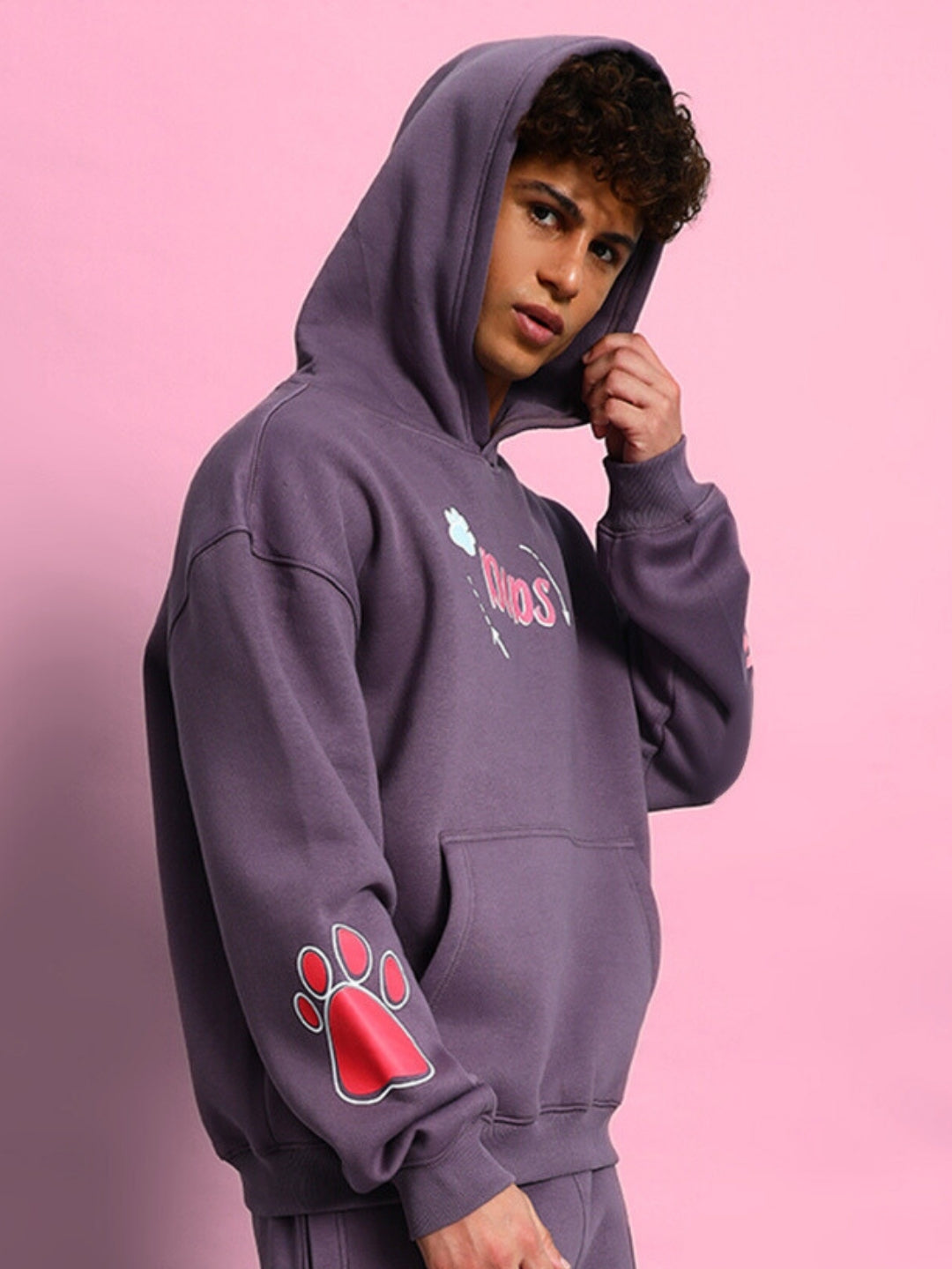 Casper Fleece Hoodie (Violet)