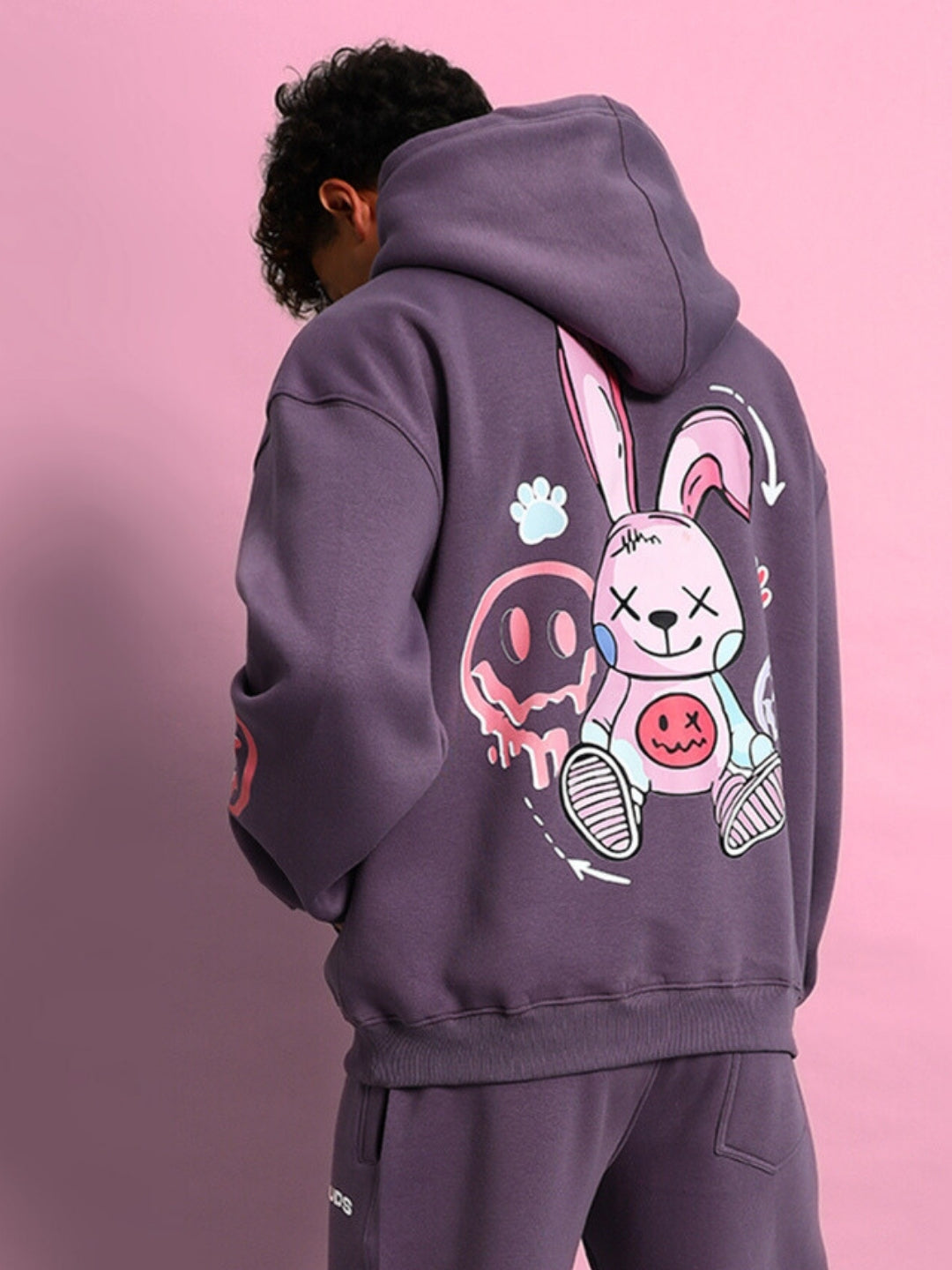 Casper Fleece Hoodie (Violet)