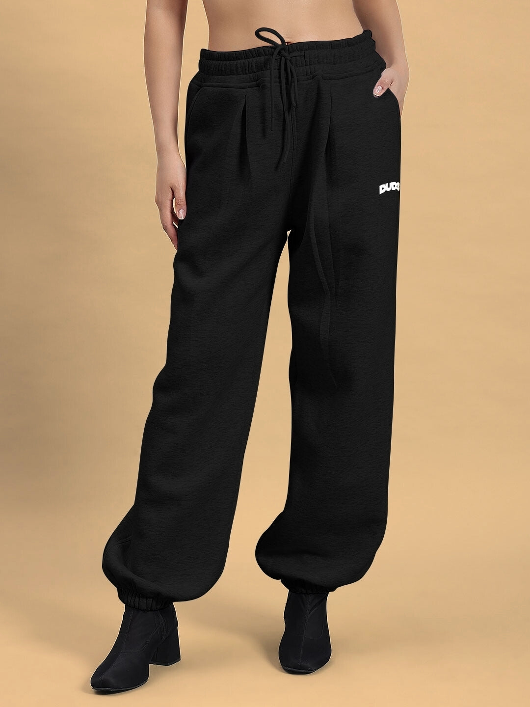 WOMEN'S BONA-FIDE FLEECE PANT (BLACK)