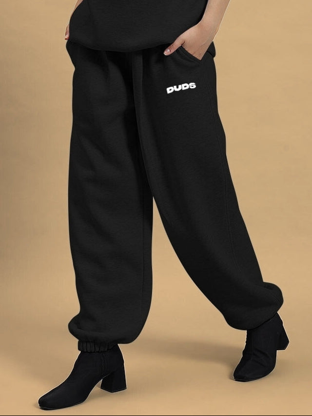 WOMEN'S BONA-FIDE FLEECE PANT (BLACK)