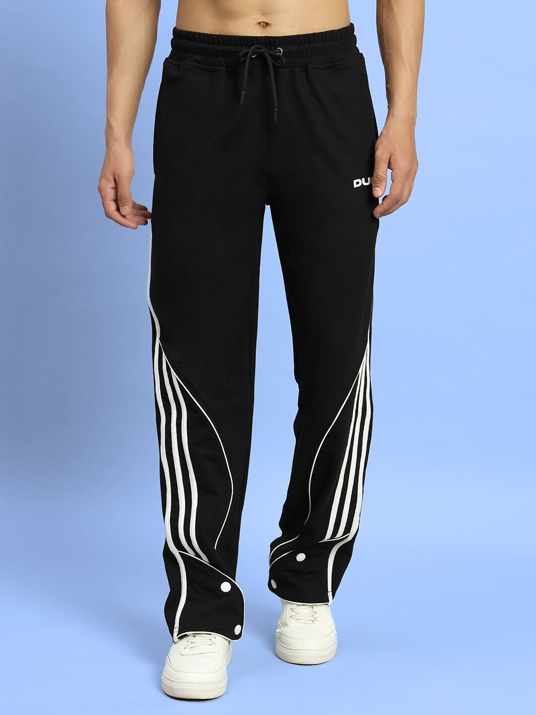 RIPPLE CONTRAST JOGGERS (BLACK)