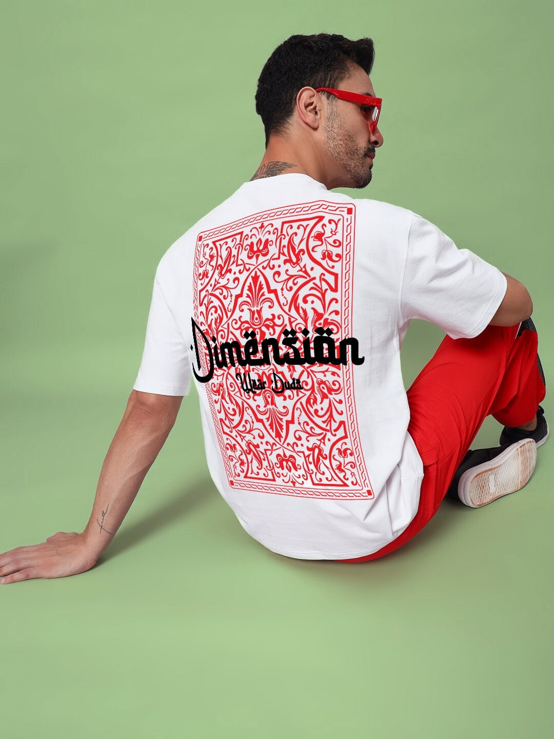 Dimension Over-Sized T-Shirt (White)