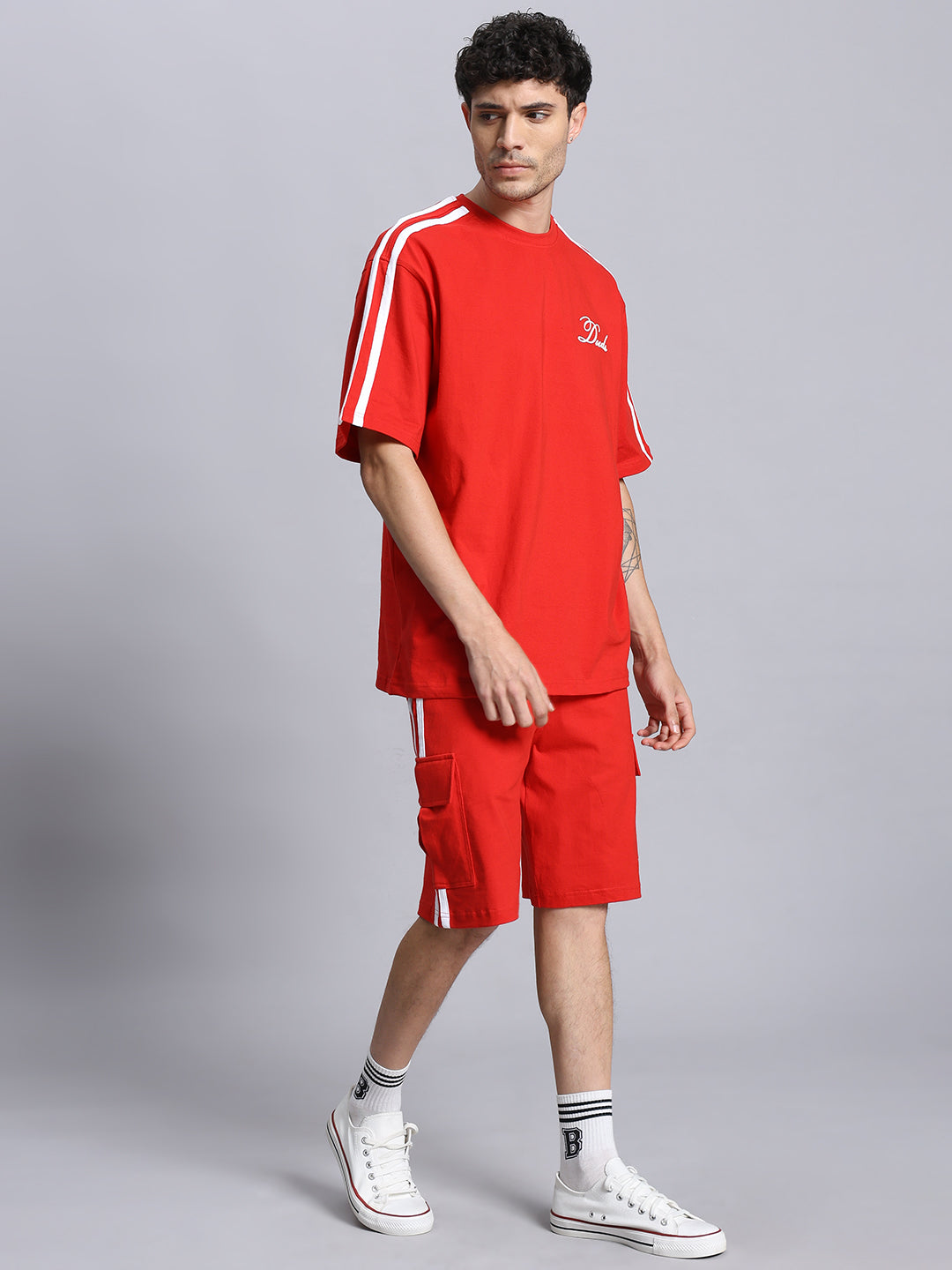 SCOTIA SUMMER CO-ORD SET (RED)