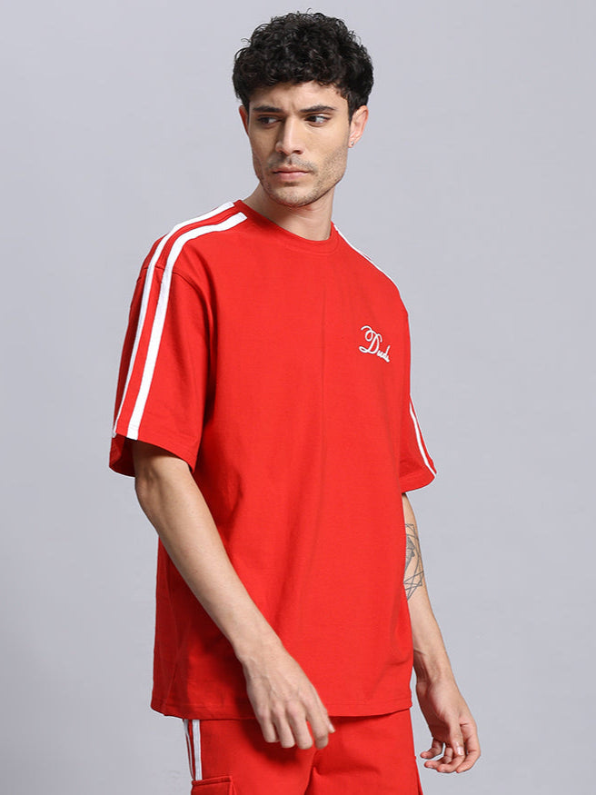 SCOTIA OVER-SIZED T-SHIRT (RED)