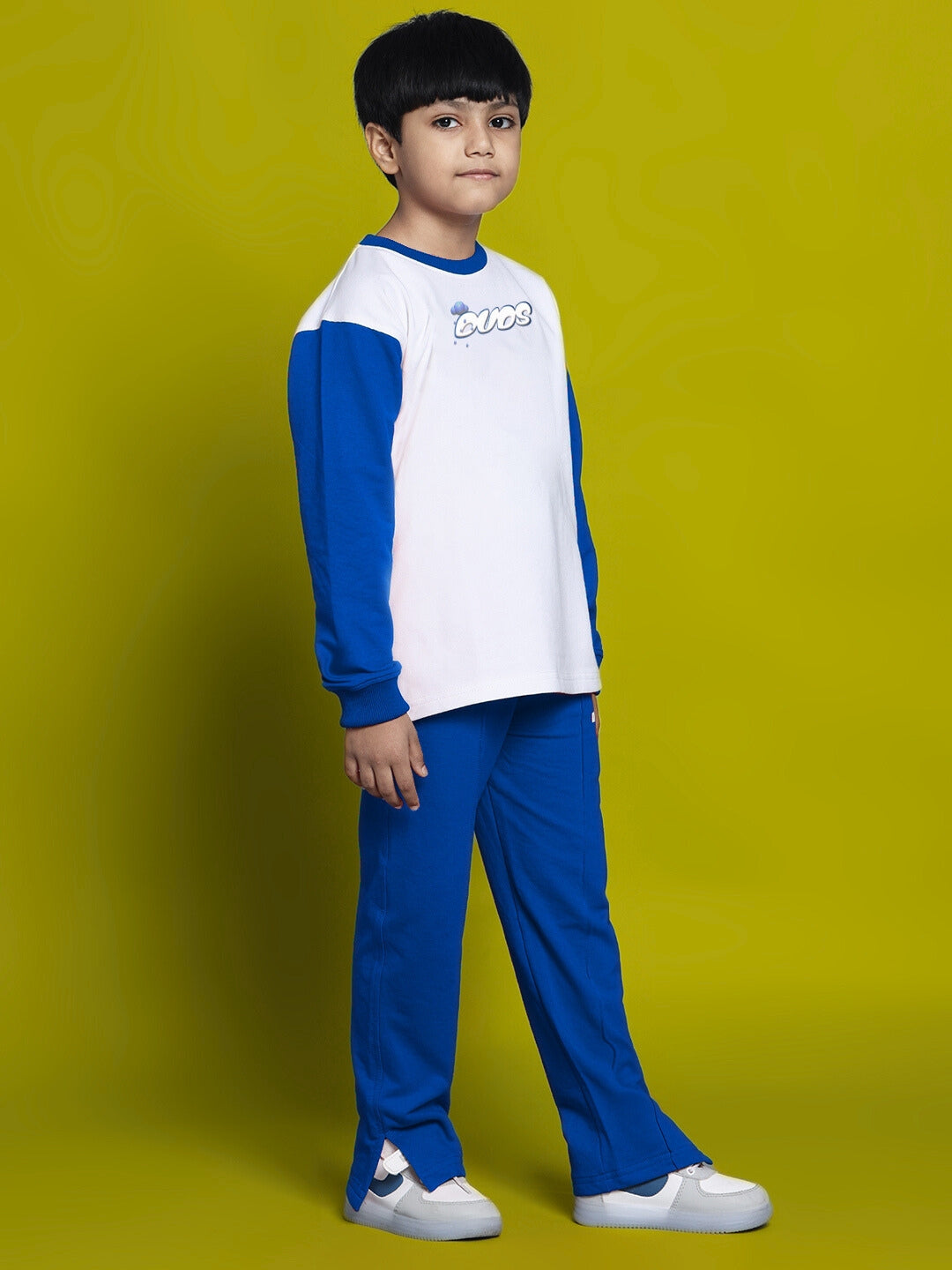 DORAEMON CO-ORD SET FOR BOYS & GIRLS (WHITE-BLUE)