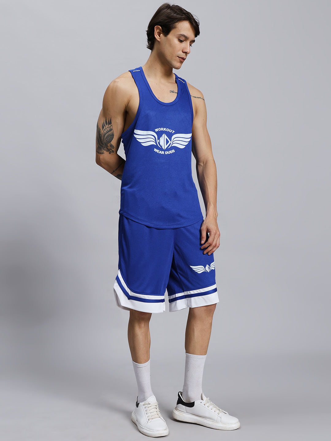 WD WINGS GYM CO-ORD SET (ROYAL BLUE)