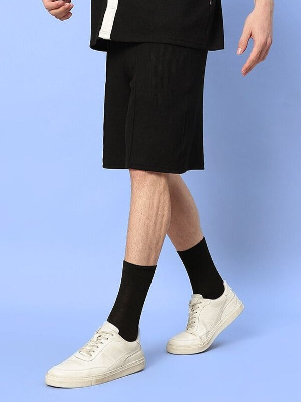 ROBSON REGULAR FIT SHORTS (BLACK)