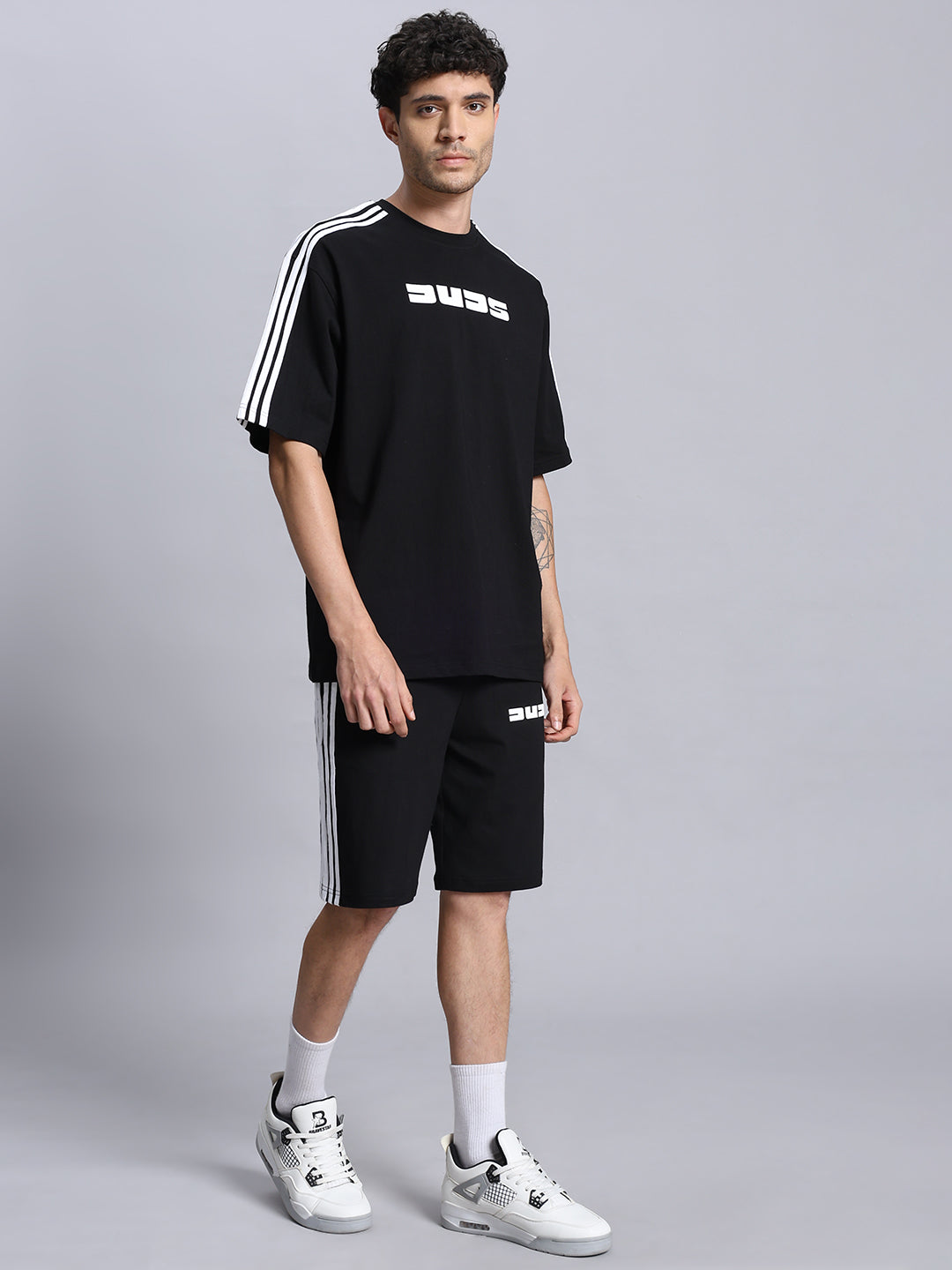 PARKA SUMMER CO-ORD SET (BLACK)