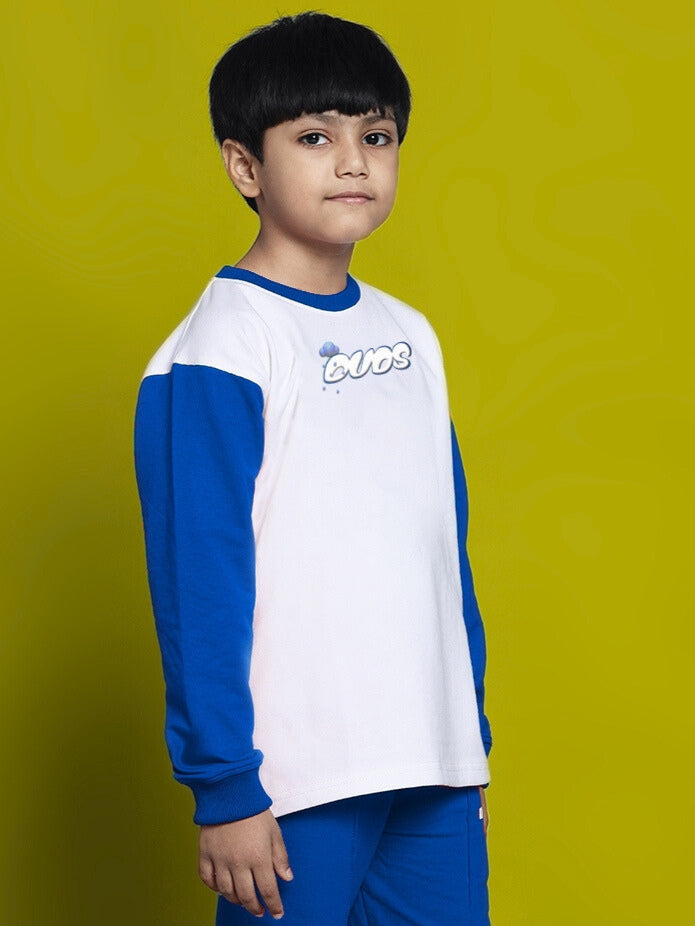 DORAEMON SWEATSHIRT FOR BOYS & GIRLS (WHITE-BLUE)