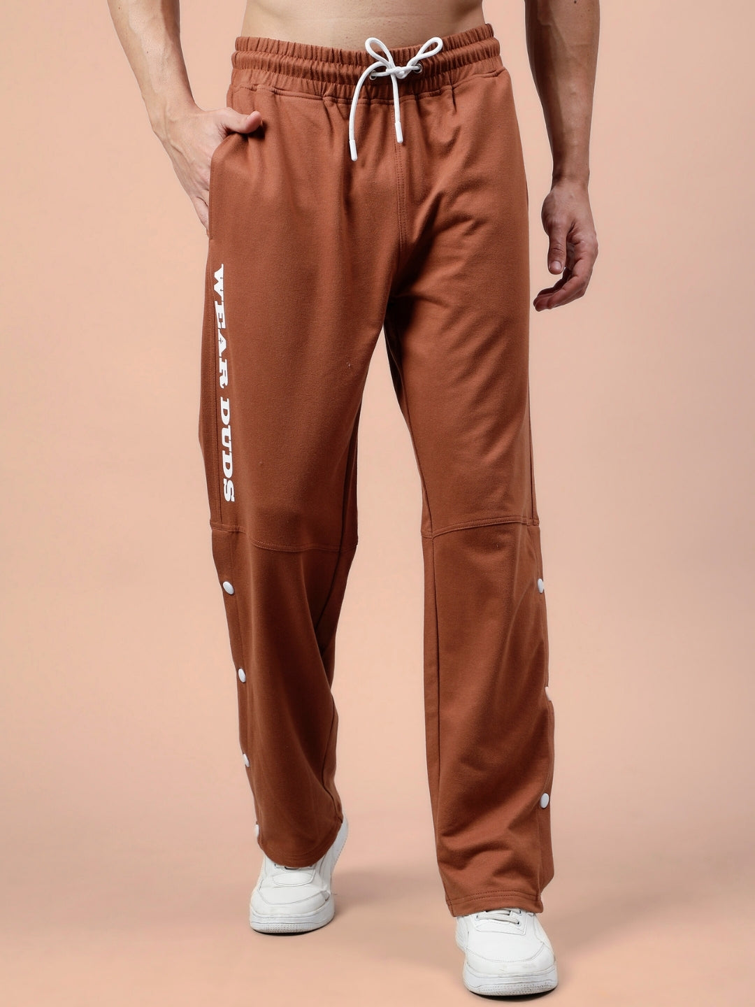 DUDS RACER JOGGERS (BROWN)