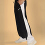 HURTLE BAGGY JOGGERS (BLACK-WHITE)