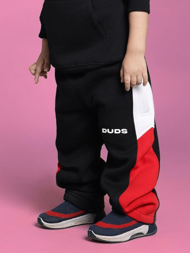 BEANIE FLEECE JOGGER FOR BOYS & GIRLS (BLACK)