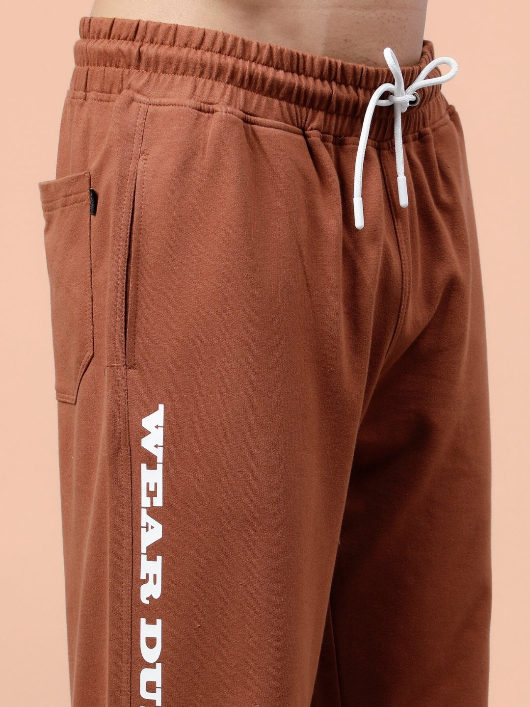 DUDS RACER JOGGERS (BROWN)