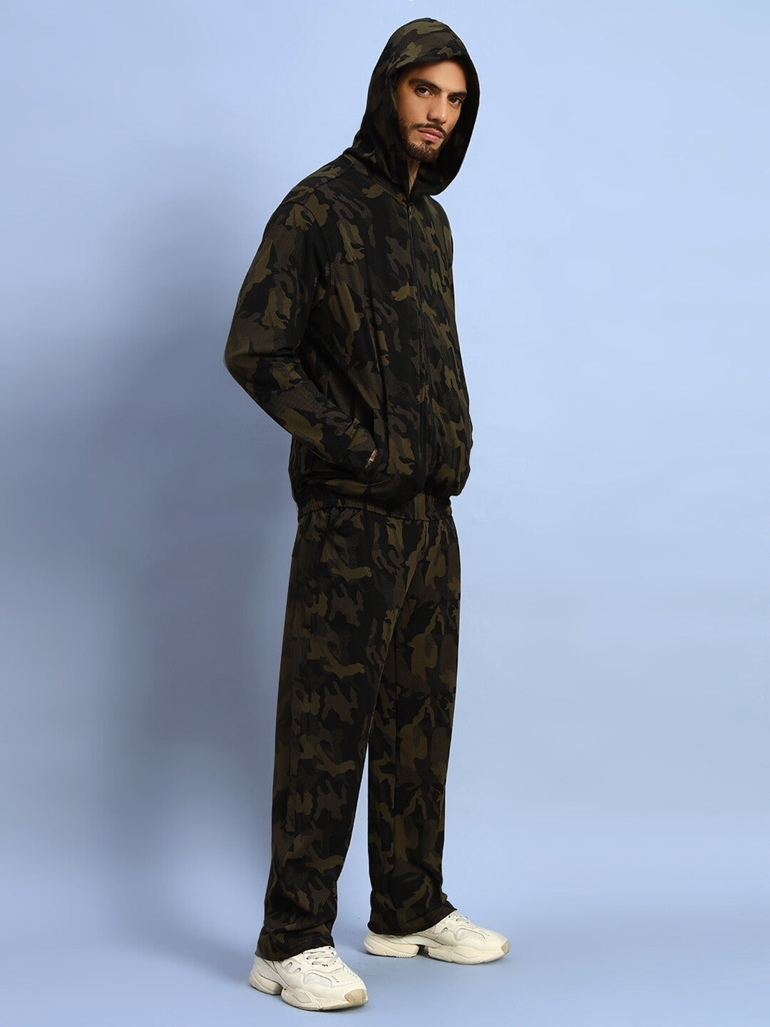 TRENCH CO-ORD SET (CAMO GREEN)