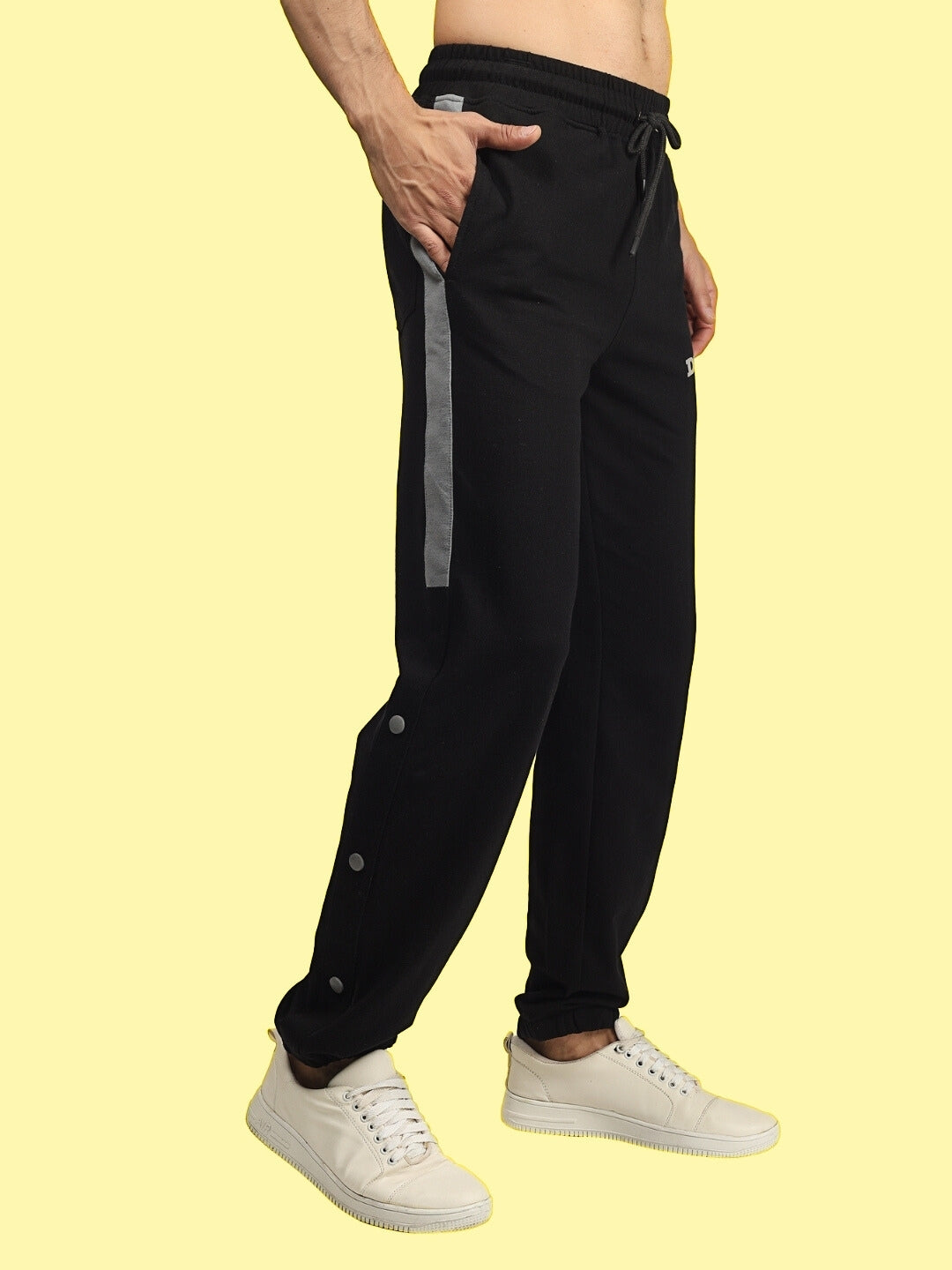 HIGH POINT CONTRAST JOGGERS (BLACK-GREY)