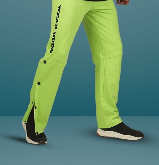 racer duds joggers neon green