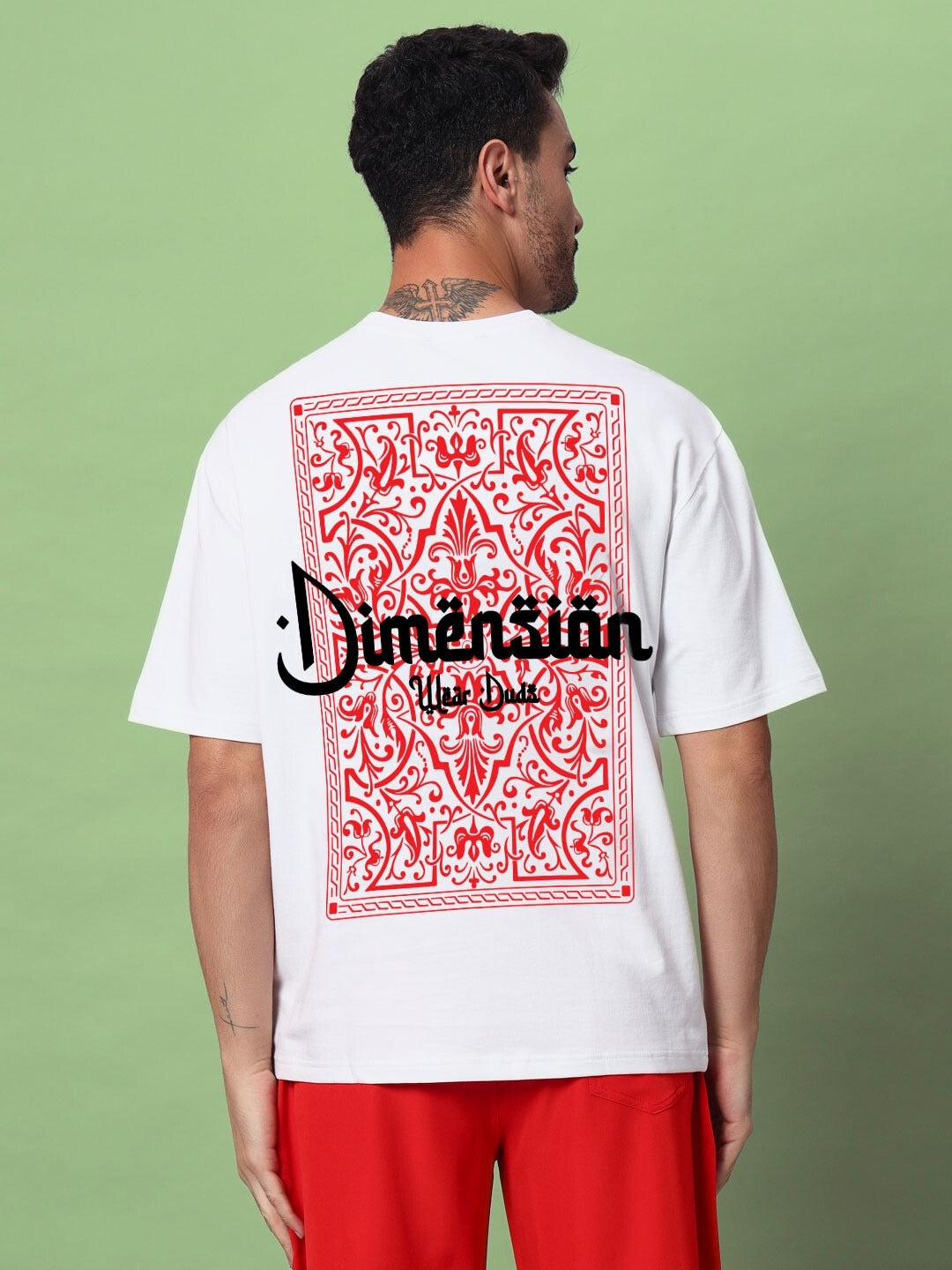 Dimension Over-Sized T-Shirt (White)