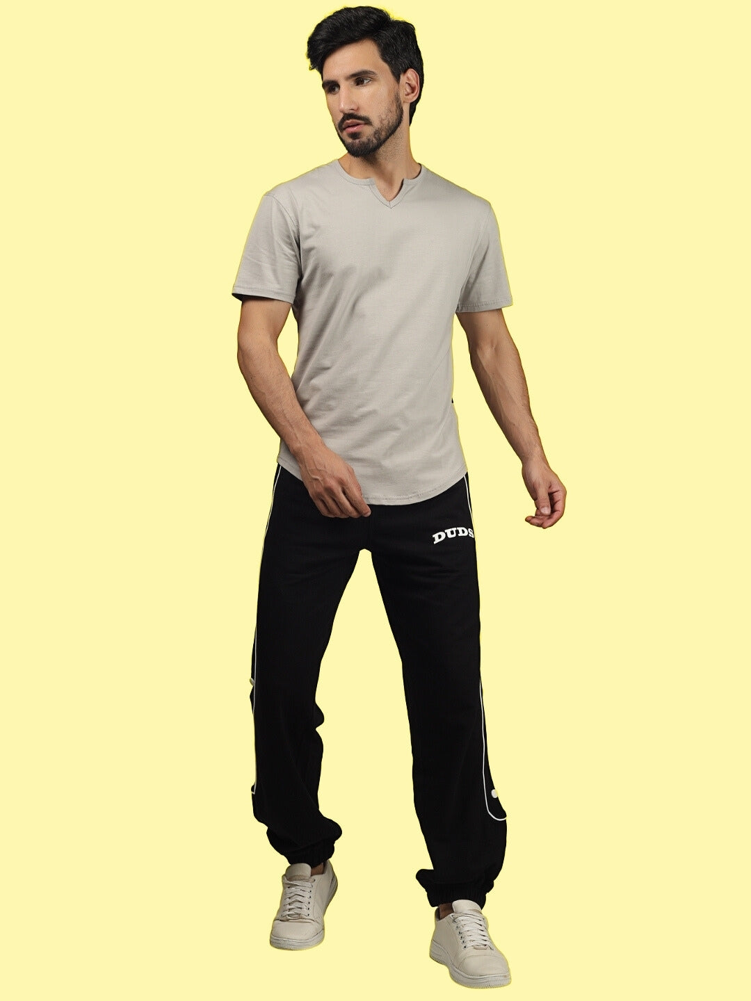 HIGH POINT CONTRAST JOGGERS (BLACK-GREY)