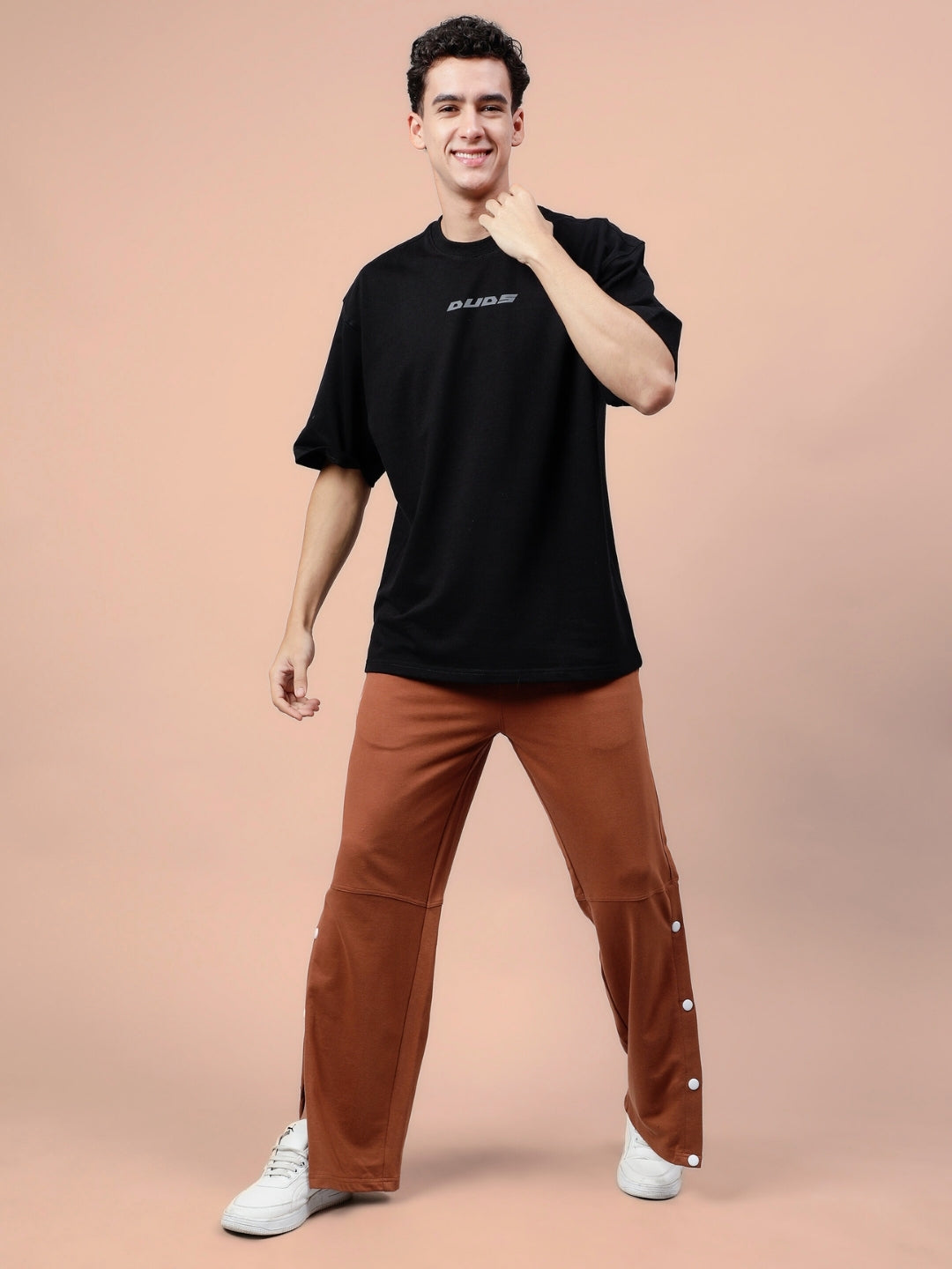 DUDS RACER JOGGERS (BROWN)