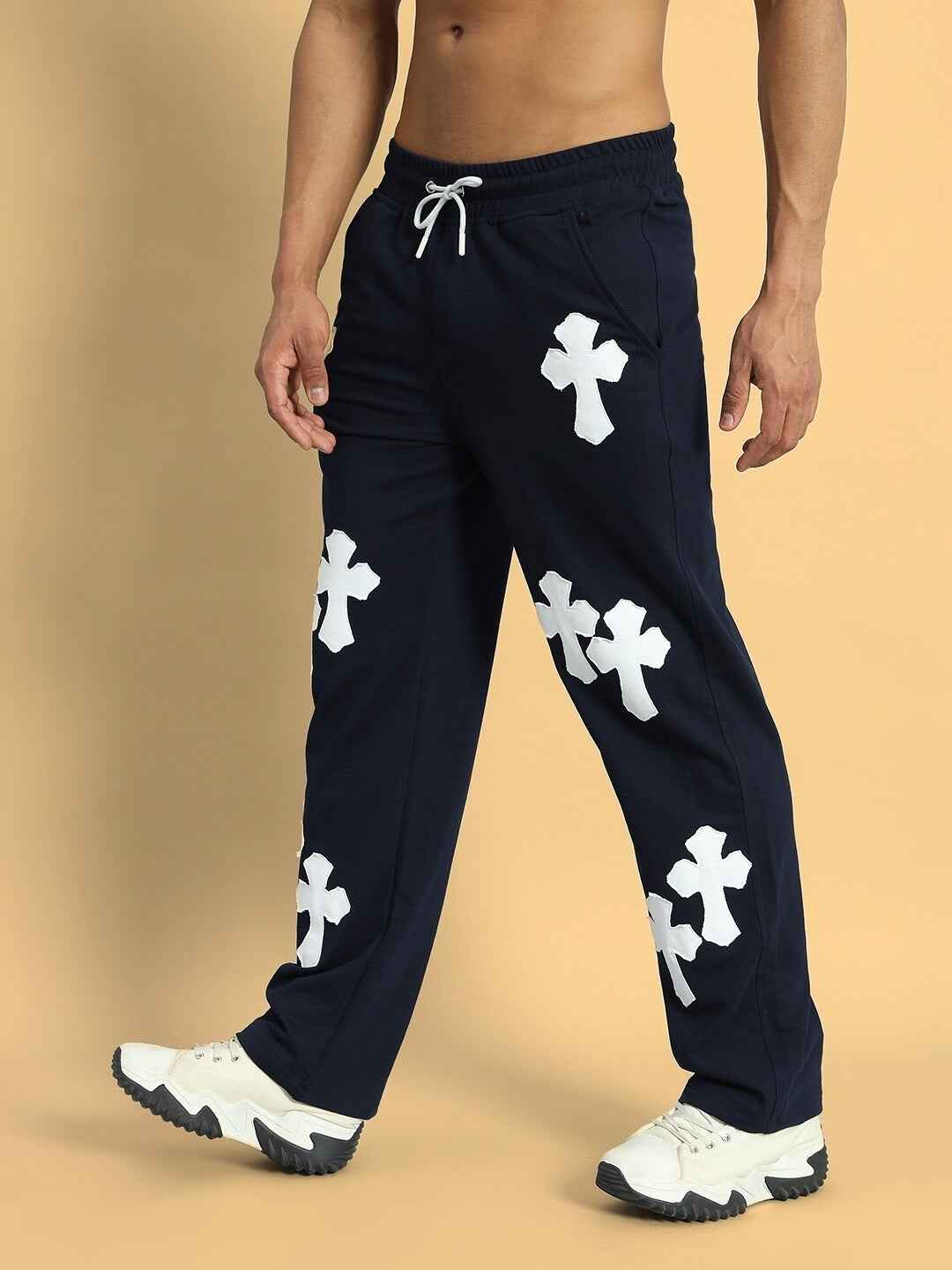 SIGNUM RELAXED JOGGERS (NAVY BLUE)