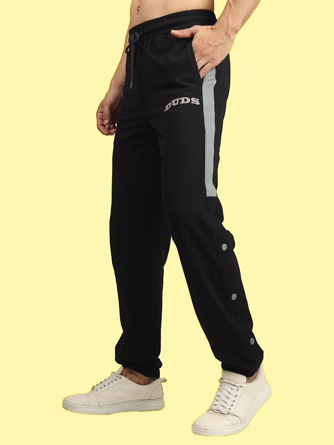 HIGH POINT CONTRAST JOGGERS (BLACK-GREY)