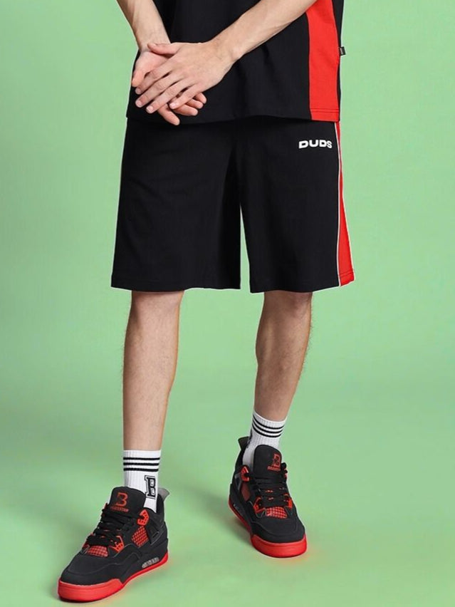 DRIFT REGULAR FIT SHORTS (BLACK)