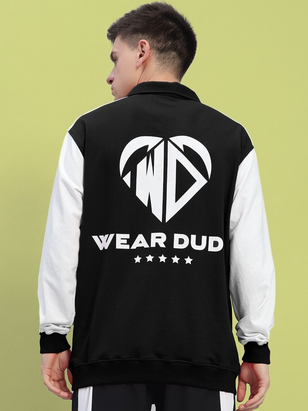 WD CORVUS SWEATSHIRT(WHITE-BLACK)