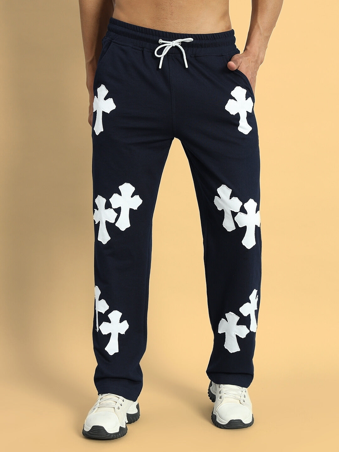 SIGNUM RELAXED JOGGERS (NAVY BLUE)