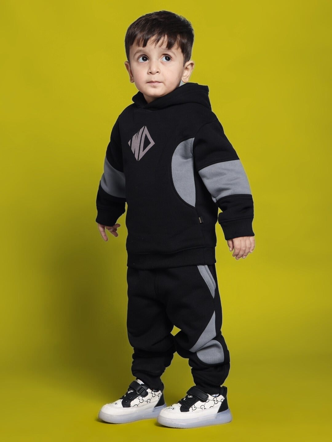 WD GORBCORE CO-ORD FOR BOYS & GIRLS (BLACK-GREY)