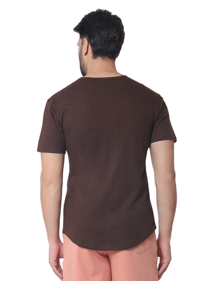 Viking Regular Fit T-Shirt (Brown) - Wearduds