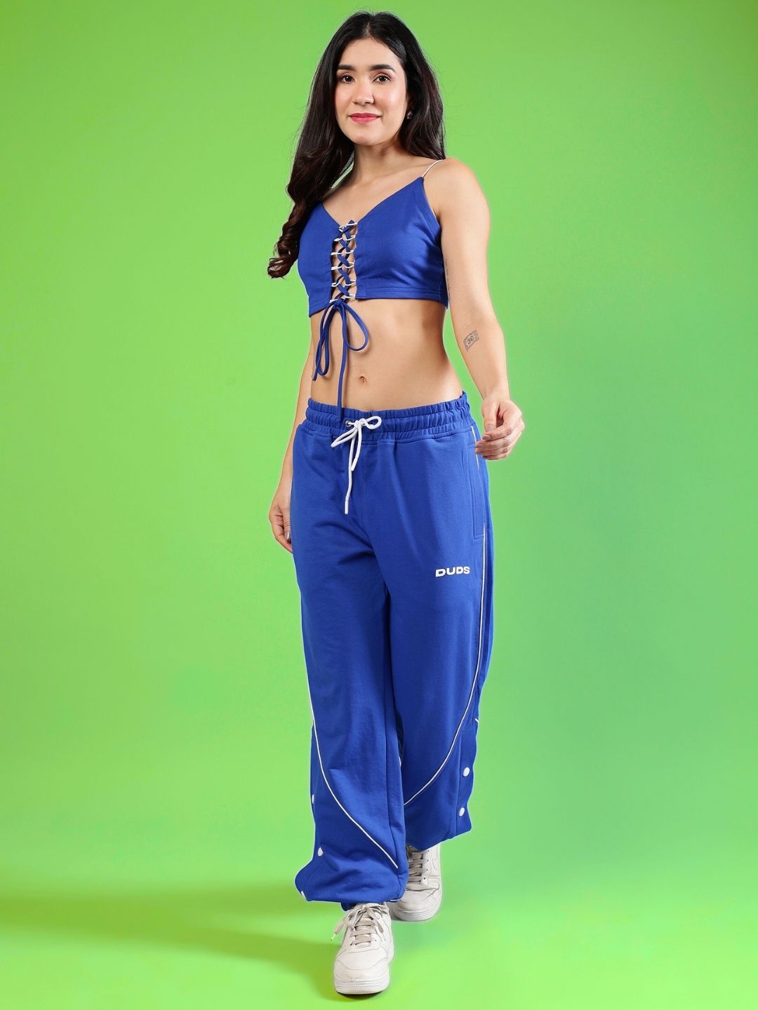 WOMEN'S BROSSFINE CO-ORD SET (R BLUE)