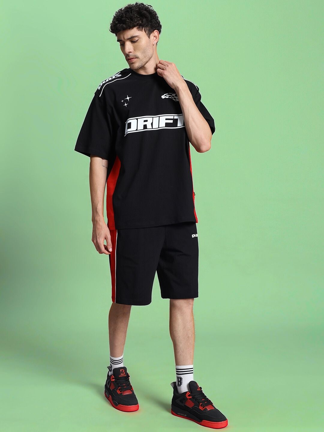 DRIFT SUMMER CO-ORD SET (BLACK)